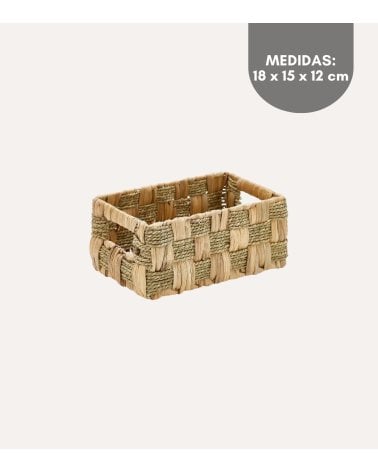 Cesta Nadi de Acero y Fibra de Jacinto