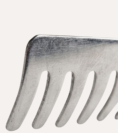 Pinza Dentada para pasta de Acero Inoxidable
