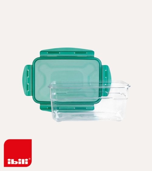 Fiambrera Tritan con Tapa Hermetica de Cristal