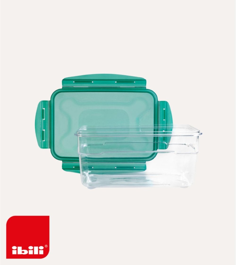 Fiambrera Tritan con Tapa Hermetica de Cristal