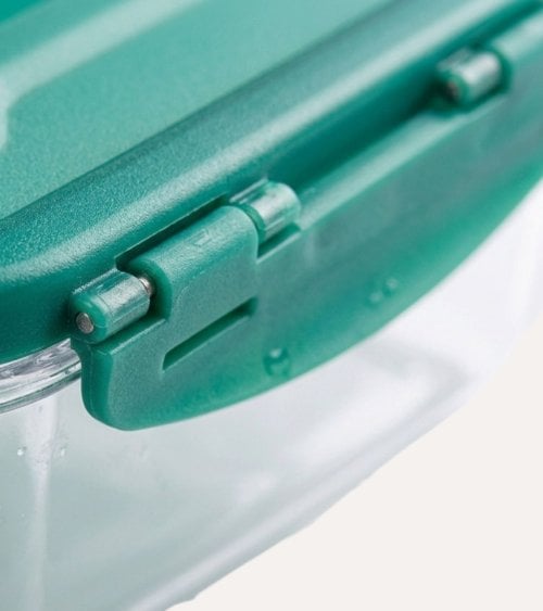 Fiambrera Tritan con Tapa Hermetica de Cristal