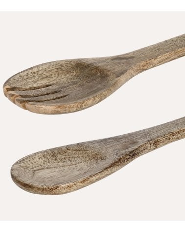Set de 2 Cubiertos Keran de Madera de Mango