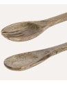 Set de 2 Cubiertos Keran de Madera de Mango