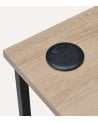 Escritorio Deck con Patas de Madera y Metal