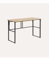 Mesa Escritorio Plegable de Madera y Metal