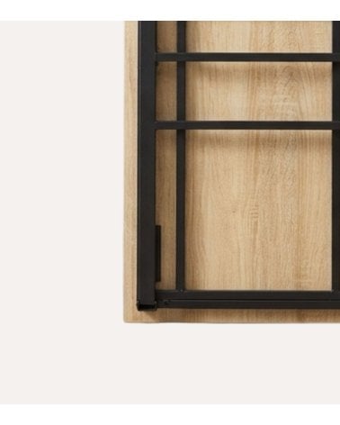 Mesa Escritorio Plegable de Madera y Metal