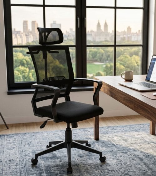 Silla Giratoria Winner con Red Traspirable