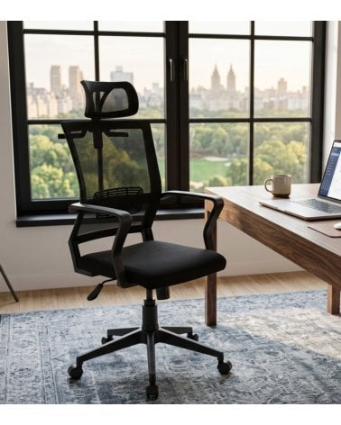 Silla Giratoria Winner con Red Traspirable