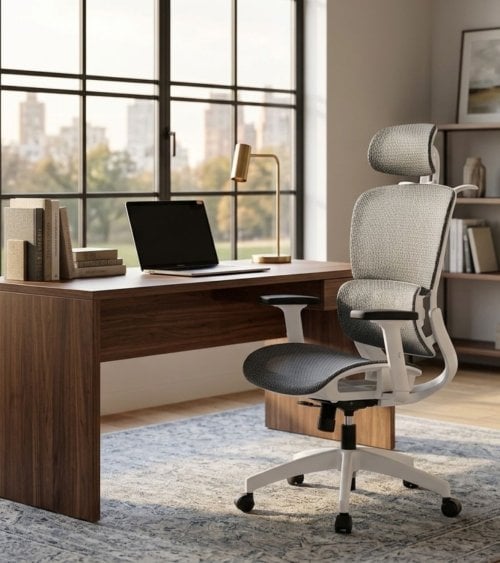 Silla Giratoria Ergo con Red Traspirable