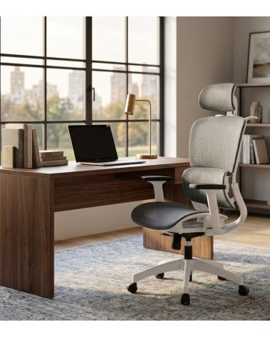 Silla Giratoria Ergo con Red Traspirable