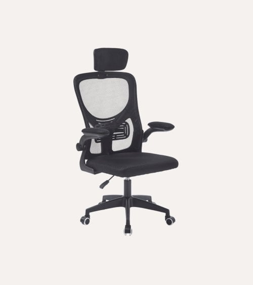 Silla Giratoria Aero con Reposacabezas y Red Transpirable