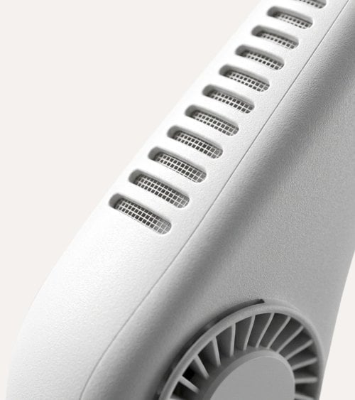 Ventilador de Cuello con 3 Velocidades de Plastico y Metal