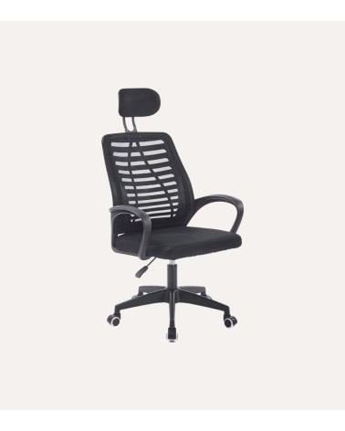 Silla Giratoria Kneck con Reposacabezas y Red Transpirable