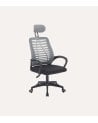 Silla Giratoria Kneck con Reposacabezas y Red Transpirable