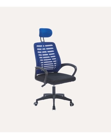 Silla Giratoria Kneck con Reposacabezas y Red Transpirable