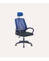 Silla Giratoria Kneck con Reposacabezas y Red Transpirable