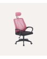 Silla Giratoria Kneck con Reposacabezas y Red Transpirable