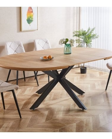 Mesa de Comedor Cross Extensible de MDF
