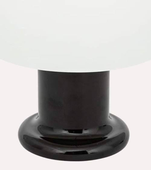 Lámpara de mesa Rick de Acero y Vidrio