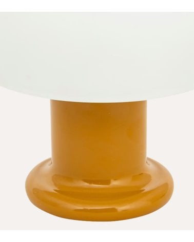Lámpara de mesa Rick de Acero y Vidrio