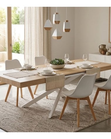 Mesa de Comedor Leonardo Extensible de MDF