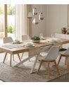 Mesa de Comedor Leonardo Extensible de MDF