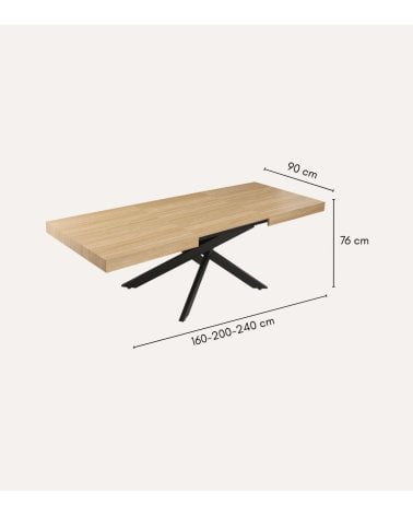Mesa de Comedor Leonardo Extensible de MDF