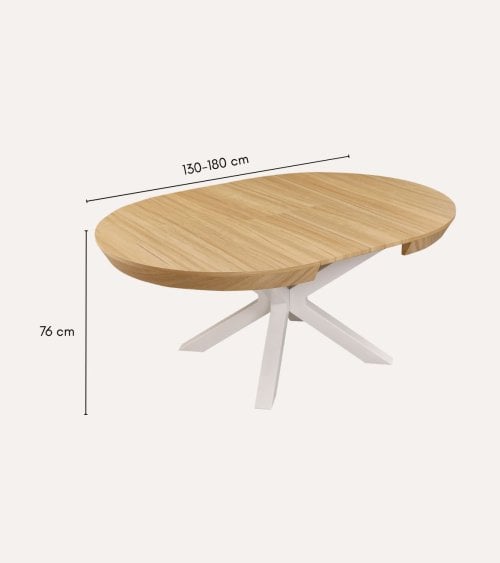 Mesa de Comedor Bradley Extensible de MDF