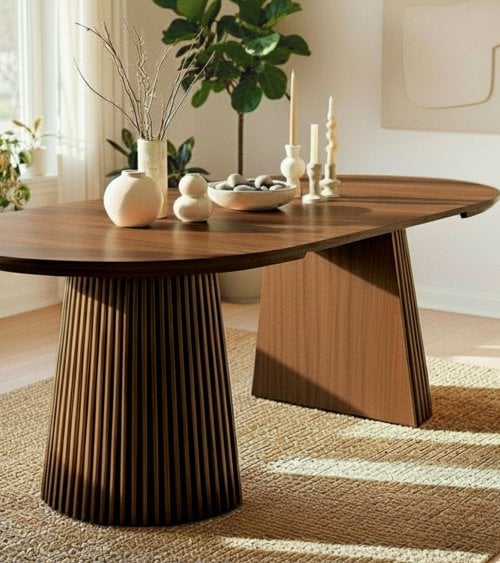 Mesa de Comedor Keanu Extensible de MDF