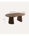 Mesa de Comedor Keanu Extensible de MDF