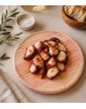 Plato para Pulpo de Madera de Pino