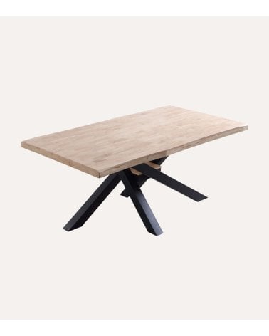 Mesa de Comedor Xena Fija Rectangular de Madera de Roble
