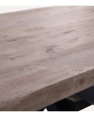 Mesa de Comedor Xena Fija Rectangular de Madera de Roble