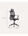 Silla de Oficina Winner Giratoria con Red Traspirable