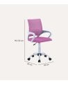 Silla de Oficina Line Giratoria con Red Traspirable
