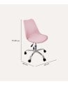 Silla de Oficina Line Giratoria con Red Traspirable