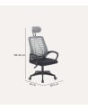 Silla de Oficina Kneck Giratoria con Reposacabezas y Red Transpirable
