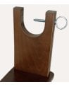 Jamonero Premium con Cuchillo de Madera y Acero Inoxidable