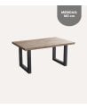 Mesa de Comedor Loft fija Rectangular de Madera de Roble