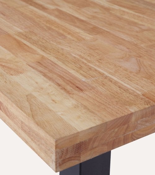 Mesa de Comedor Loft fija Rectangular de Madera de Roble