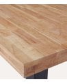 Mesa de Comedor Loft fija Rectangular de Madera de Roble