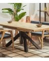 Mesa de Comedor Xena Extensible de Madera de Roble