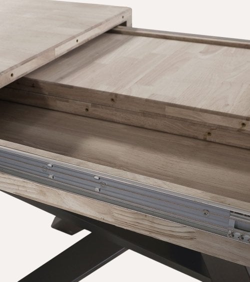 Mesa de Comedor Xena Extensible de Madera de Roble