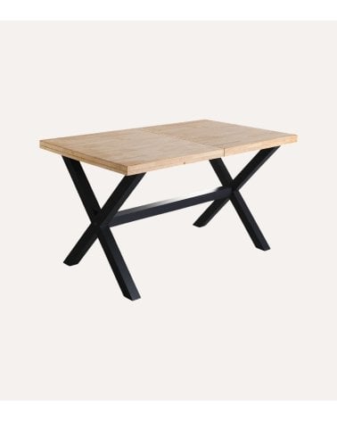 Mesa de Comedor X-Loft Extensible de Madera de Roble