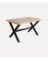 Mesa de Comedor X-Loft Extensible de Madera de Roble