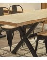 Mesa de Comedor X-Loft Extensible de Madera de Roble