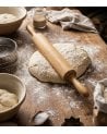 Rodillo de Cocina para Amasar de Bambú