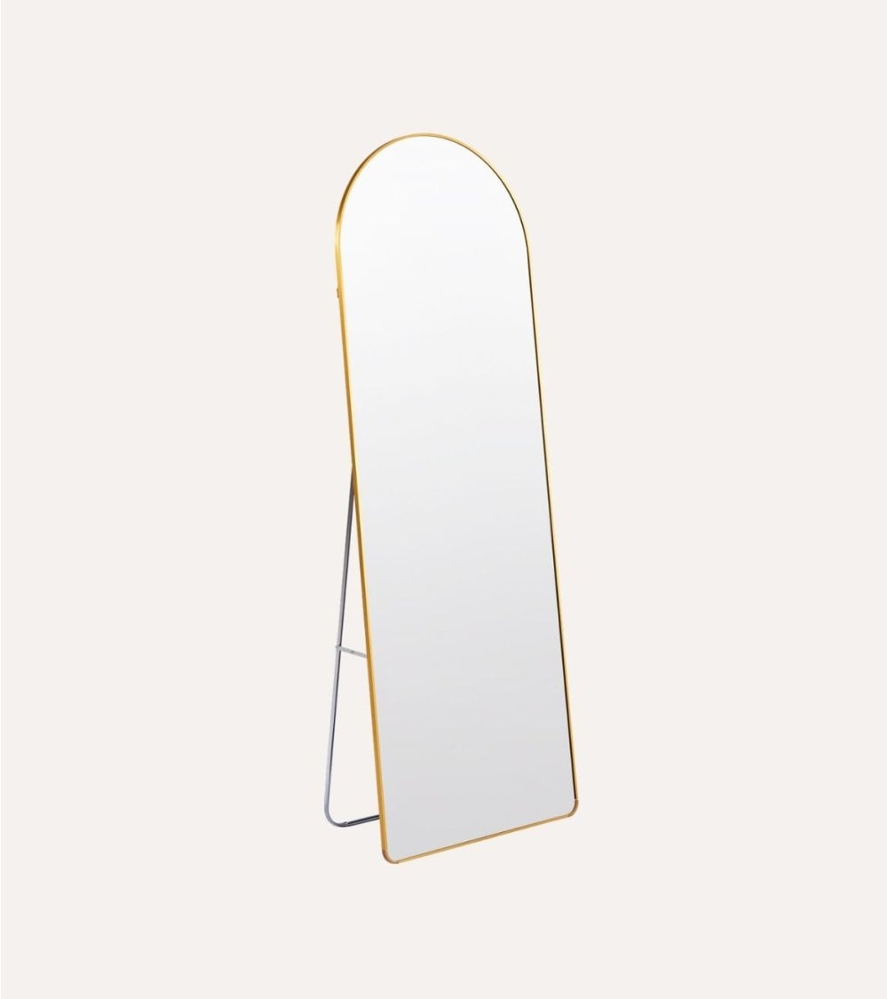 Espejo de Pie Golden con Arco Superior de Metal
