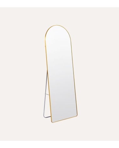 Espejo de Pie Golden con Arco Superior de Metal