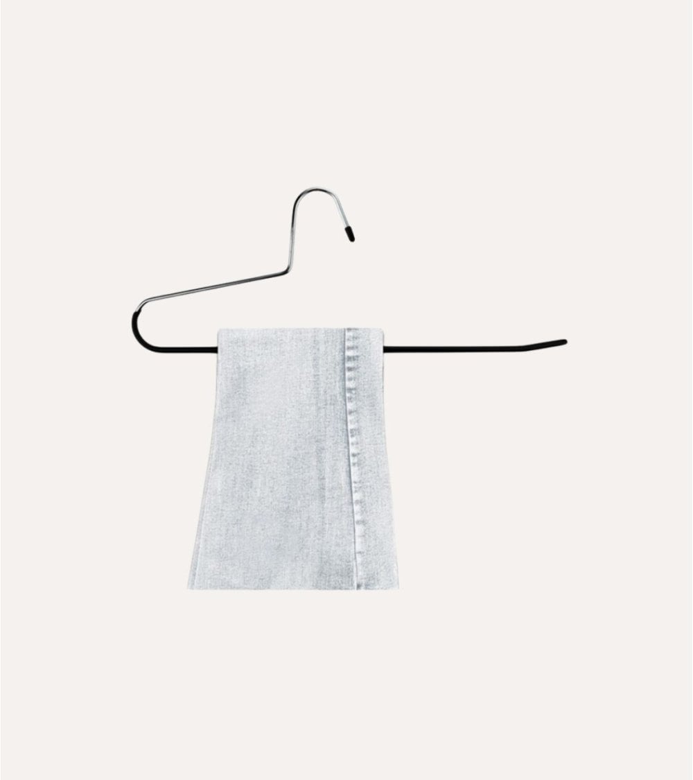 Percha para Pantalón con Mitad Abierta de Metal